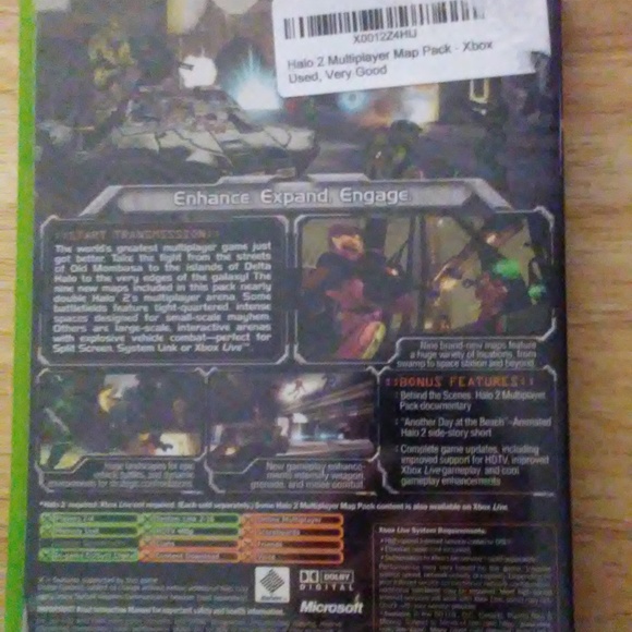 XBOX HALO 2 Multiplayer Map Pack Game - Picture 2 of 4